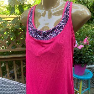 Lululemon activewear top - bright pink - never worn
